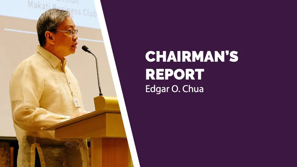 AMM 2020 slide: Chairman's Report, Edgar O. Chua