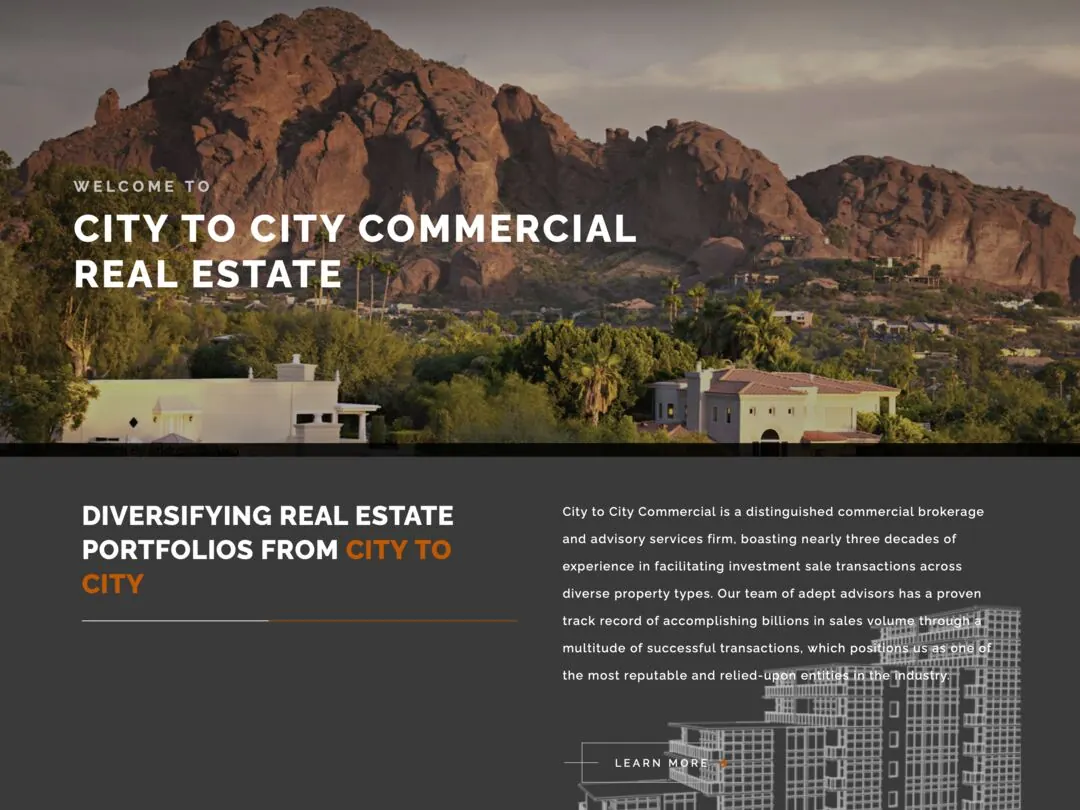 Website Design: City to City Commercial Real Estate