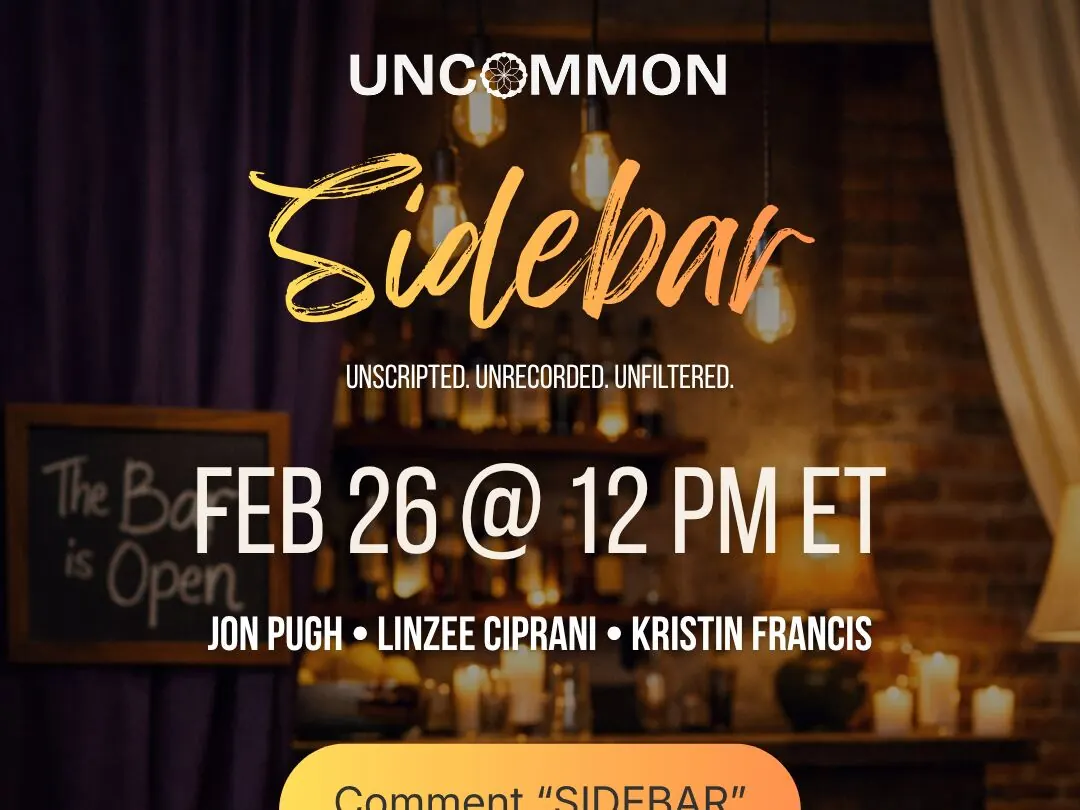 Event Promotion: Uncommon Sidebar Live Session
