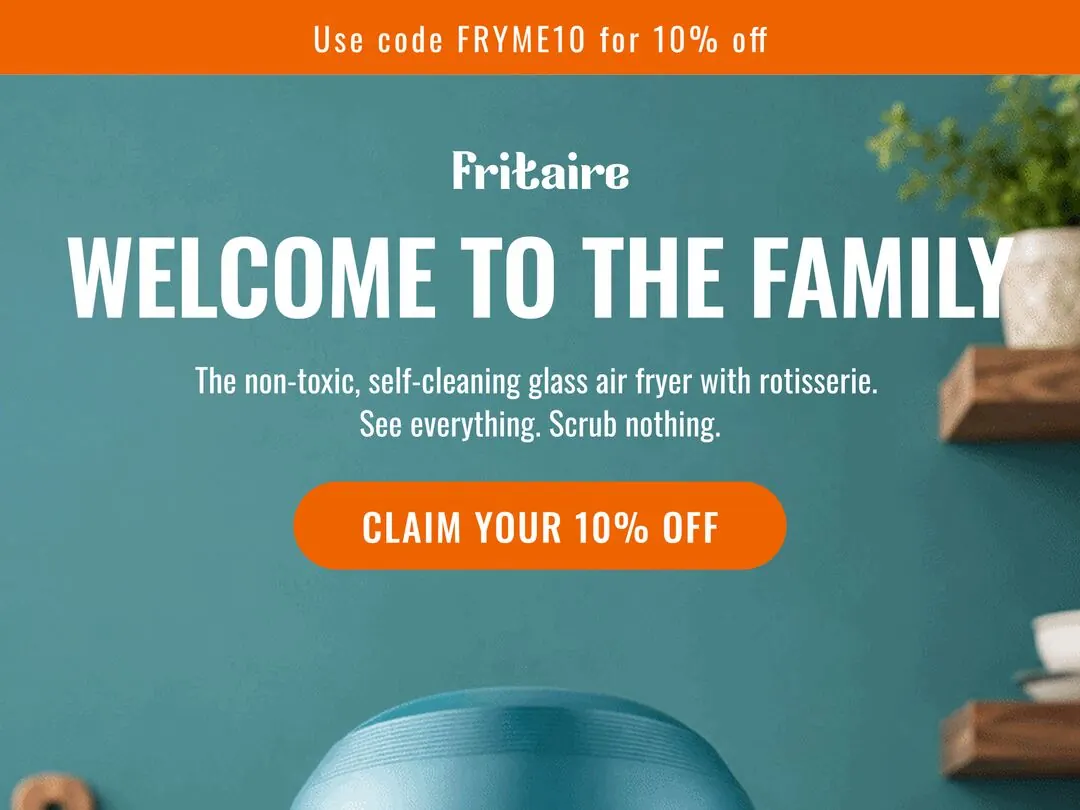 Email Design: Fritaire Welcome Series