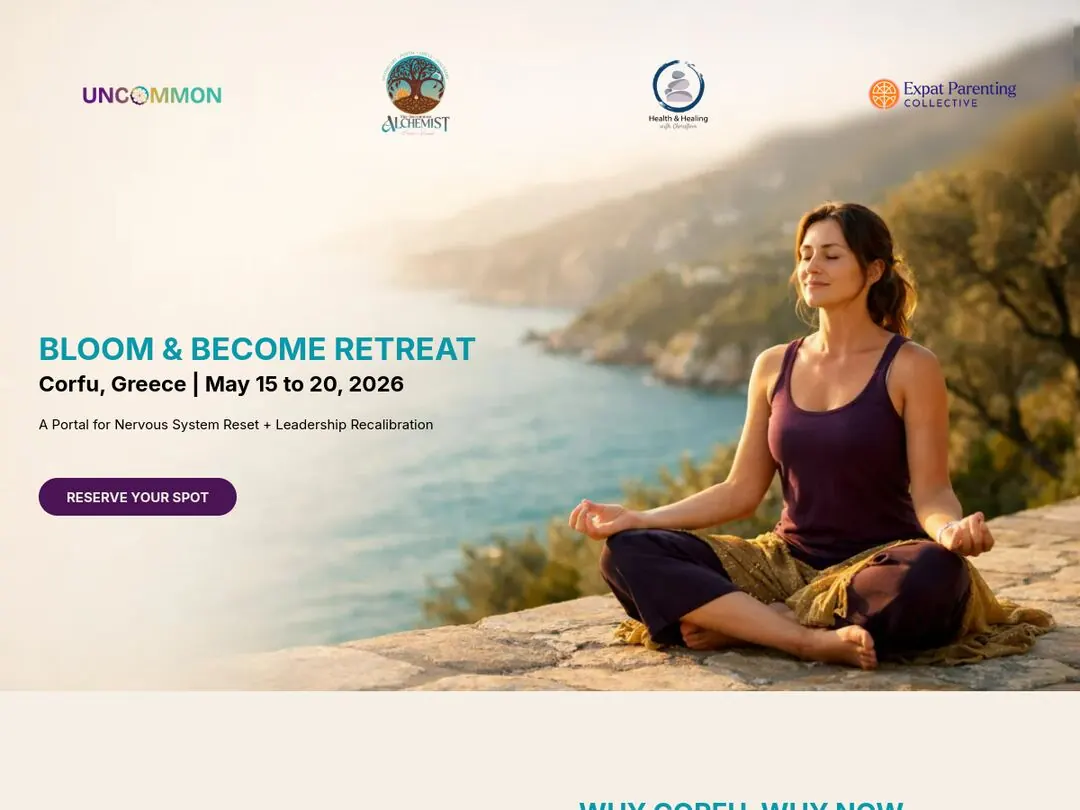 Funnel Design: Bloom and Become Corfu Retreat Funnel